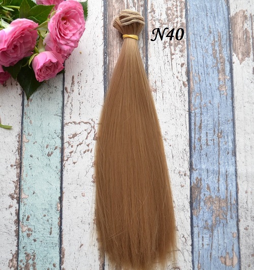 • Волосы для кукол. Длина волос 25 см, ширина треса 1 метр. Цена указана за 1 метр.