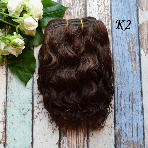 Волосы Козочка для кукол Каштан K2