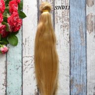 Искусственные волосы для кукол SH011 Шелк