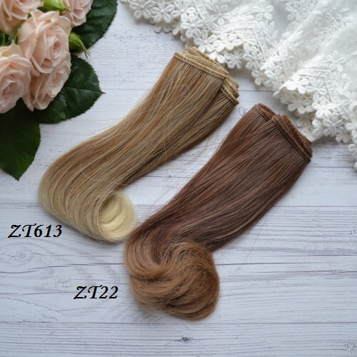 • Волосы для кукол. Длина волос 15см. Ширина трессы 1м. Цена указана за 1 метр.