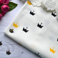 Тканина з бавовни для рукоділля корона