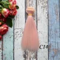 Волосся для ляльки пряме C14