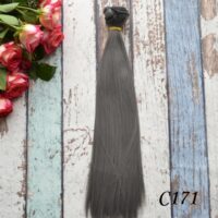 Искусственные волосы для кукол прямые C171