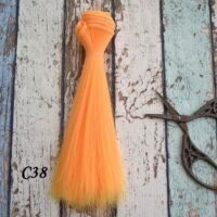 Волосся для ляльки пряме C38
