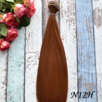 Волосся для ляльки світлий каштан 25см  N12H