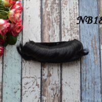 Волосы для кукол прямые черные NB18