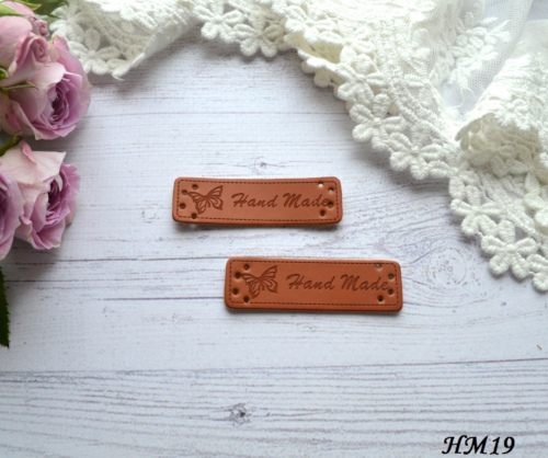 Нашивка "Hand Made" Метелик HM19 • HM19 Нашивка "Hand Made" Метелик HM19
