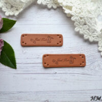 Нашивка "Hand Made" Кішка HM24