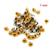 Люверсы желтые 3мм