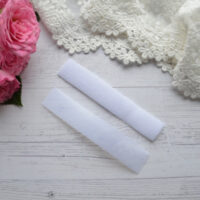 Липучка для одягу біла 2см