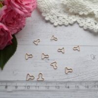 Застібка для лялькового одягу золото 7*8мм