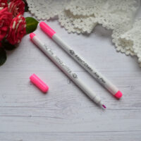 Маркер для тканини самозникаючий Adger рожевий