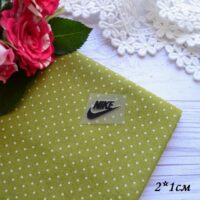 Термонаклейка Nike чорна 1*2см