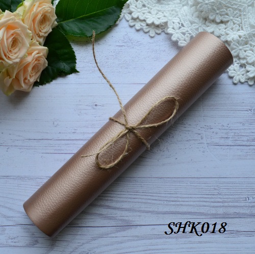 Искусственная кожа на тканевой основе SHK018 Какао • CRAFTOMANIA UA