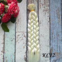 Волосся для ляльки коса 23см KC12