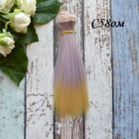 Пряме волосся для ляльки C58om