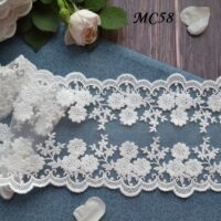 Мережива на сітці квіти 11см