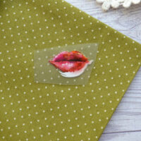 Термонаклейка для тканини Губи 17*30мм