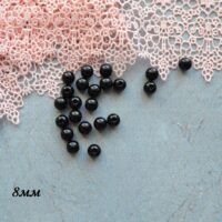 Оченята - намистинки для ляльок 8 мм 10шт G11