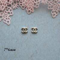 Логотип Chanel 7*6мм срібло