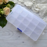 Органайзер для мини фурнитуры 15 ячеек AS31