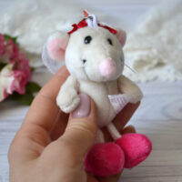 Мишка наречена для ляльки 11см