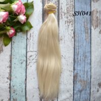 Шовкове воолосcя для ляльки 25см  VSH041