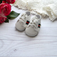 Кросівки для ляльок Гуччі білі 5,5*3см AK39