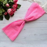 Фатин середньої жорсткості рожевий Відріз 45*150см TF31