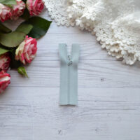 Блискавка для лялькового одягу 9см сіра