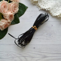 Основа для ременя ляльки чорна 3мм Відріз 50см FB26