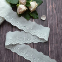 Мереживо прошва для шиття 4cм екрю