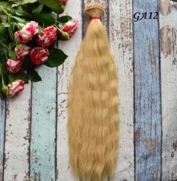 • Волосы для кукол. Длина волос 30см. Ширина трессы 1м. Цена указана за 1 метр.