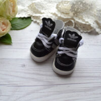 Кеды для кукол черные Adidas 50*26мм