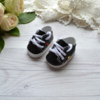 Кросівки для ляльок Гуччі чорні 5.5*3см AK52