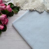 Тонкий трикотаж для білизни ляльці блакитний Відріз 25*44см TKR147