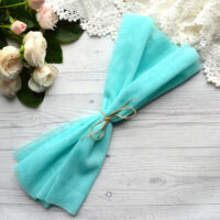 Фатин середньої жорсткості м'ятний Відріз 30*150см TF42