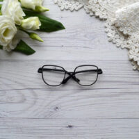 Окуляри для ляльки з чорною оправою 8*3см ALO51