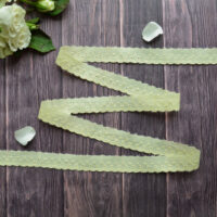 Мереживо прошва для шиття жовте 2см MPR69