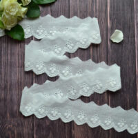 Мереживо прошва для шиття екрю 4.5см MPR70