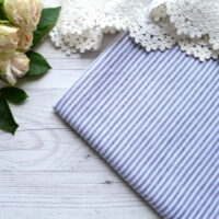 Трикотаж для одягу ляльки смужка 2+2мм Відріз 25*42см TKR198