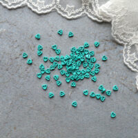 Міні ґудзики для лялькового одягу серце 4мм 10шт. B245