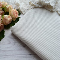 Вельвет для одягу ляльки Теплий білий FV07 Відріз 25*55см