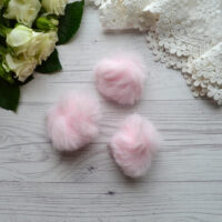 Помпон для рукоділля рожевий 5см AP18