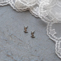 Логотип YSL срібло 6*8 мм LO015