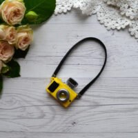 Міні фотоапарат для ляльки жовтий AF02