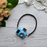 Міні фотоапарат для ляльки блакитний AF01