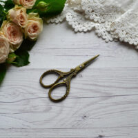 Ножиці для вишивки та рукоділля маленькі бронзові 9.5см AS063