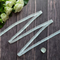 Мереживо - гумка тепла біла 10 мм М236