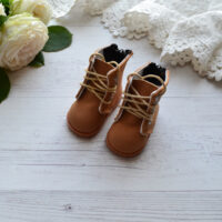 Чобітки для ляльки коричневі 5*3см AK130